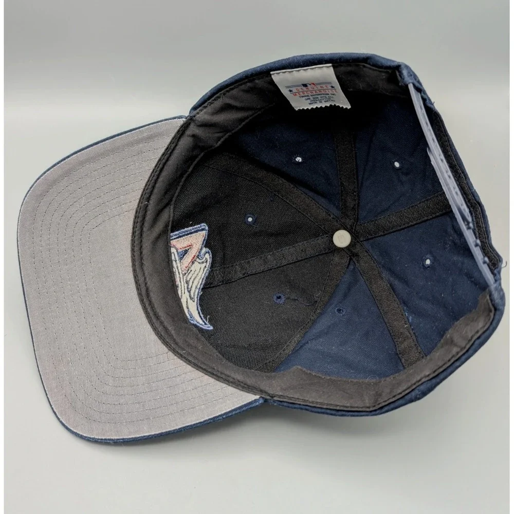 VTG Anaheim Angels Hat Cap Snap Back One Size Blue MLB Baseball 90s